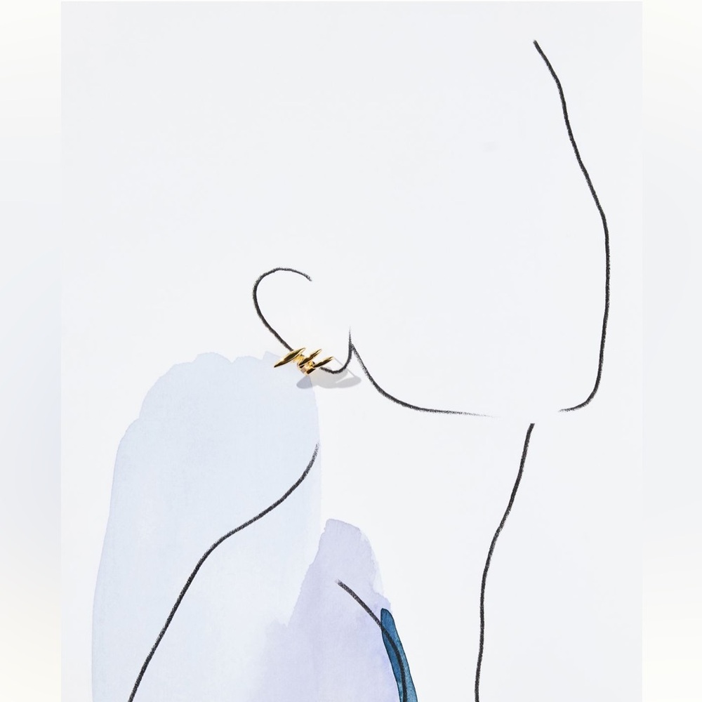 Anthropologie Three-tier Post Earrings